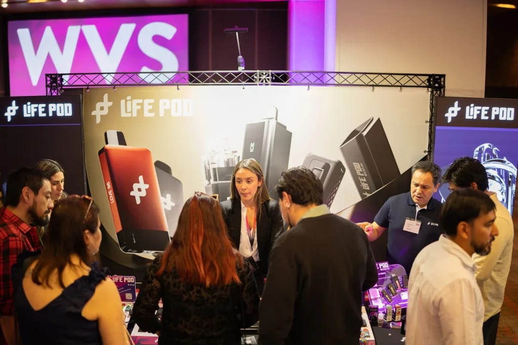 Life Pod stand at World Vape Show South America 2026