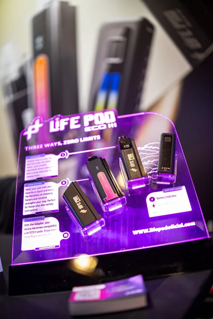 Life Pod ECO 3 product display at the stand